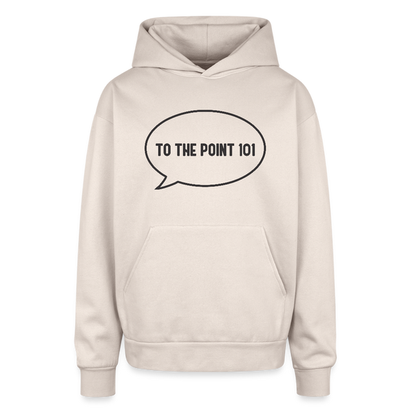 Oversized Hooded Sweatshirt - Sand