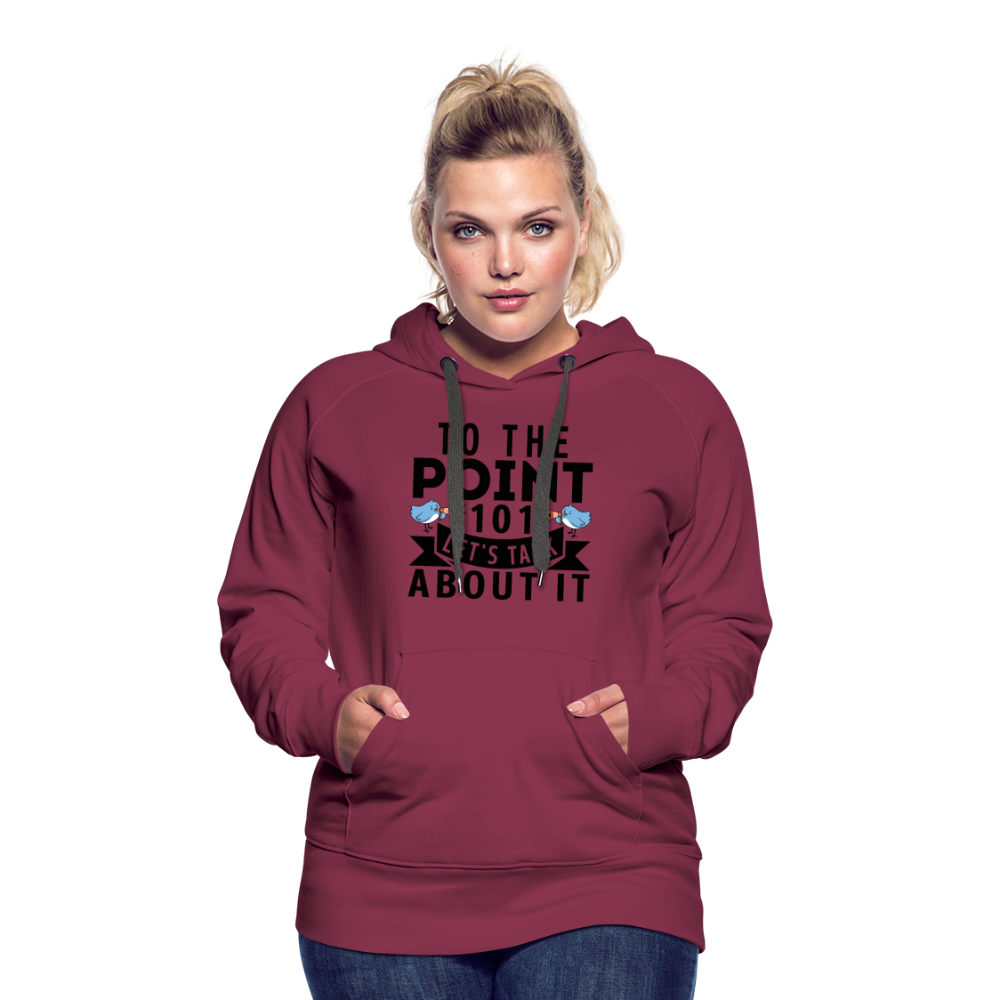 Women’s Premium Hoodie - burgundy