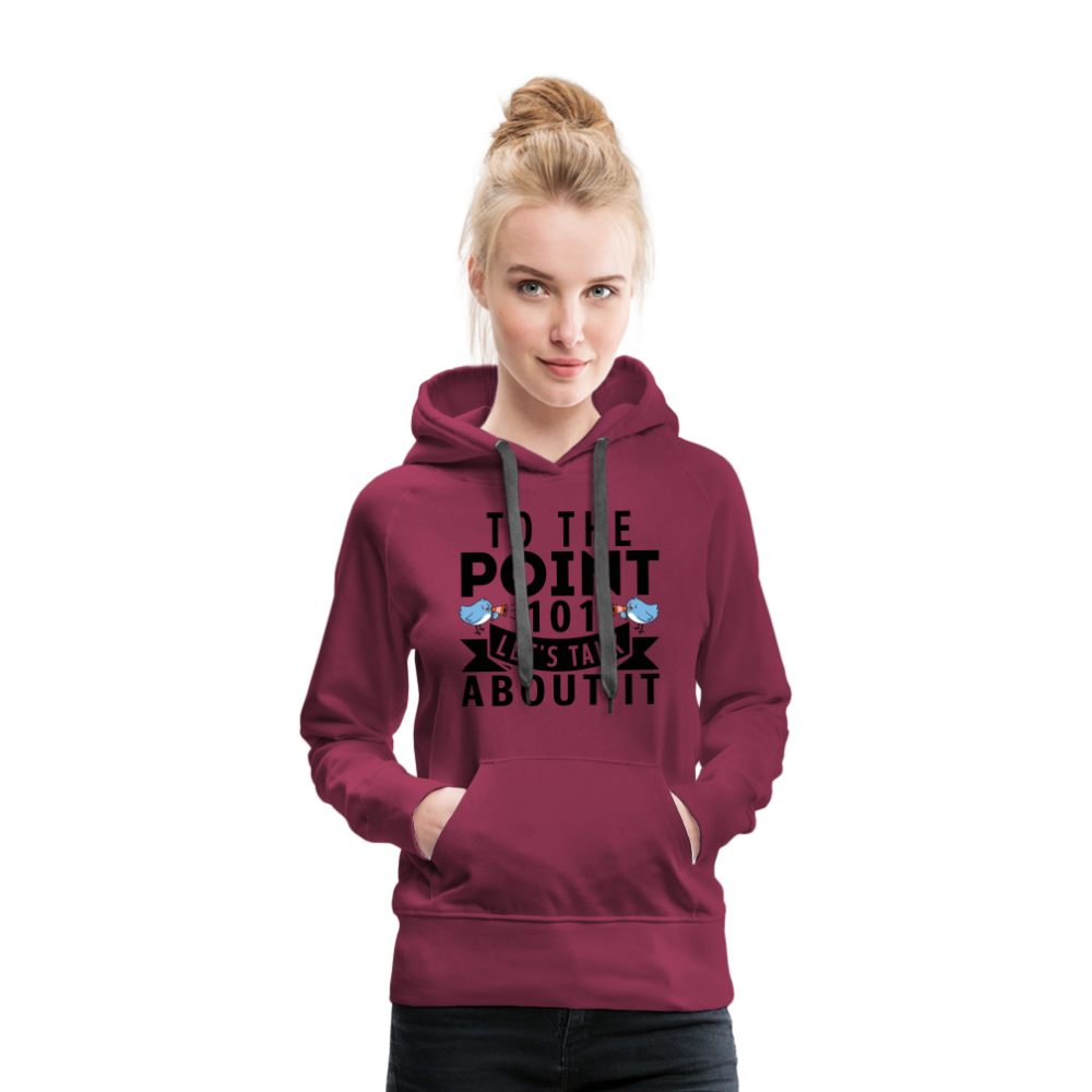 Women’s Premium Hoodie - burgundy