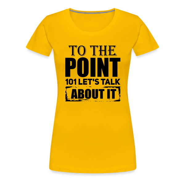 Women’s Premium T-Shirt - sun yellow