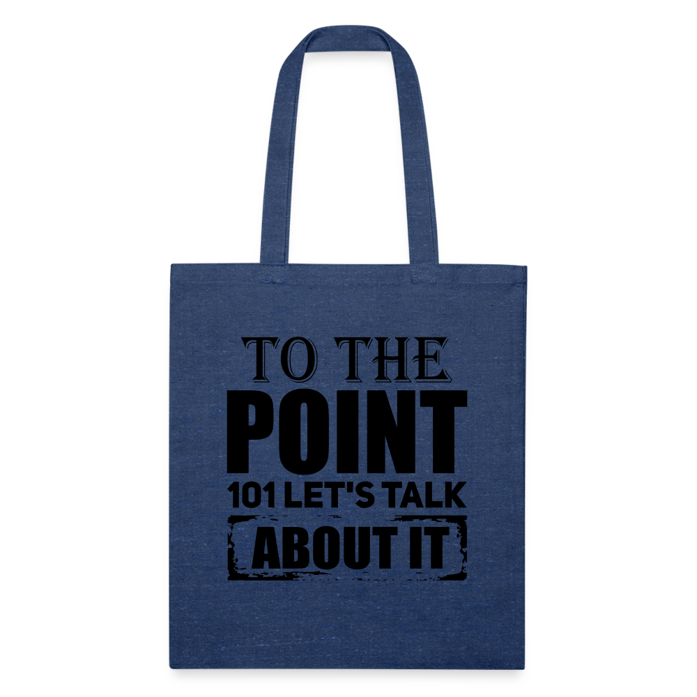 Recycled Tote Bag - heather navy