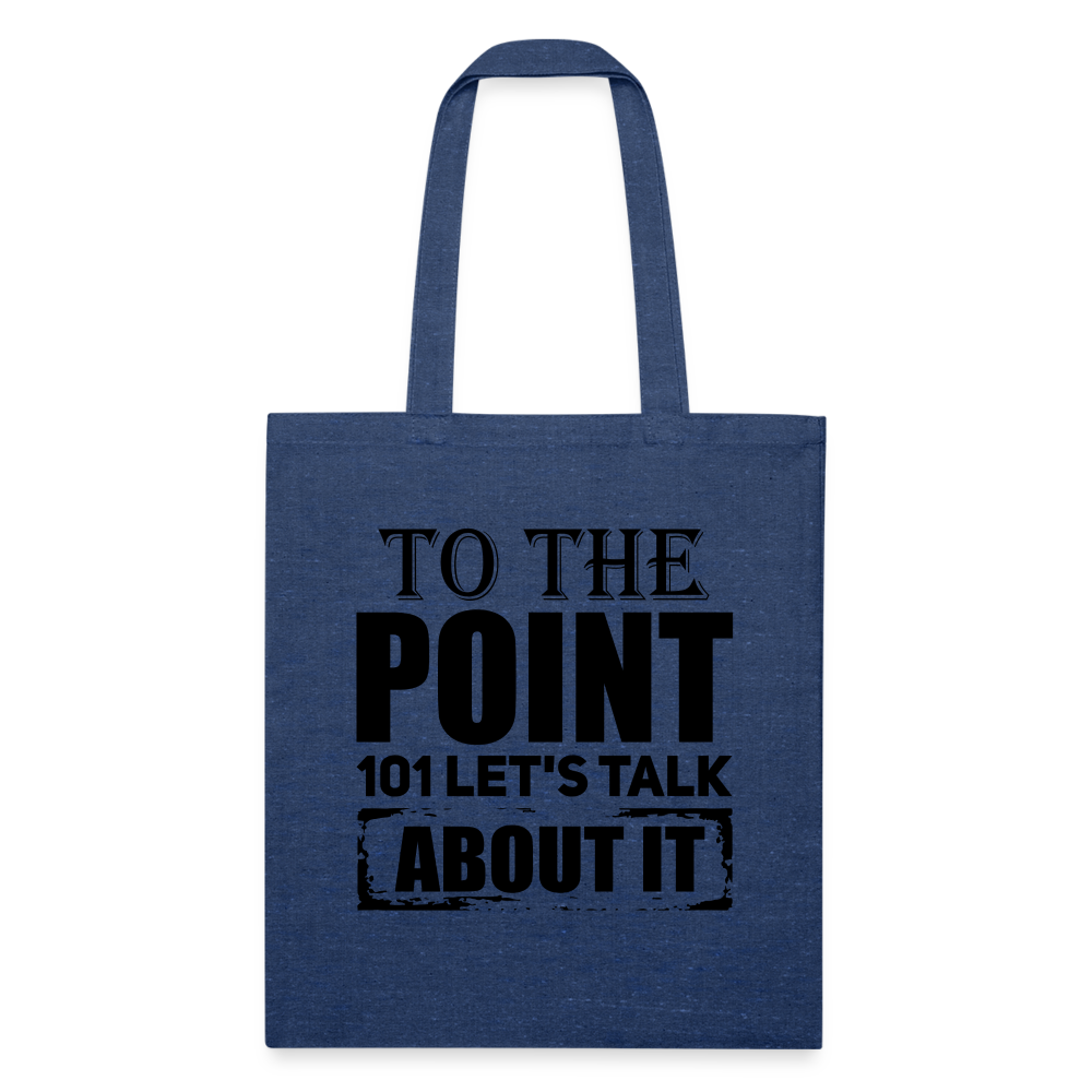 Recycled Tote Bag - heather navy