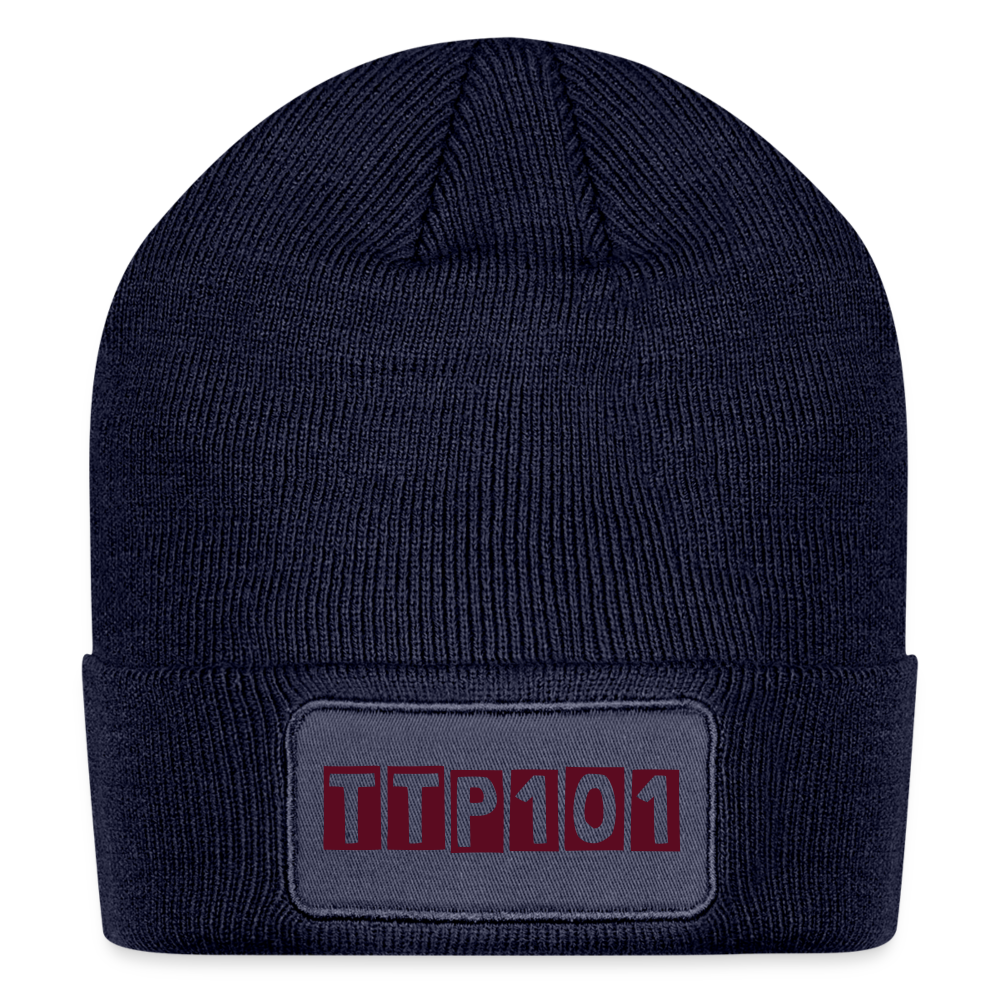 Patch Beanie - navy