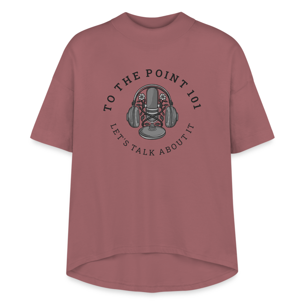 Women's Hi-Lo Tee - dusty pink