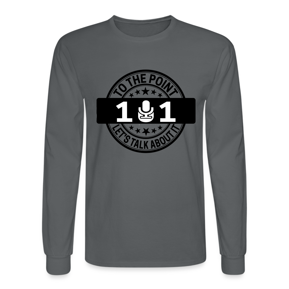 Men's Long Sleeve T-Shirt - charcoal