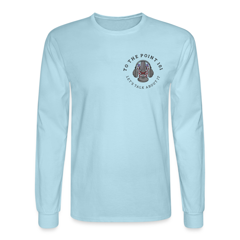 Men's Long Sleeve T-Shirt - powder blue